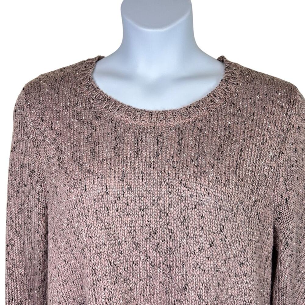 Lane Bryant Textured Knit Sweater in Soft Mauve Size 18/20 - Picture 2 of 6